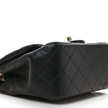 Chanel Lambskin Quilted Mini Square Flap Black 8 of 10