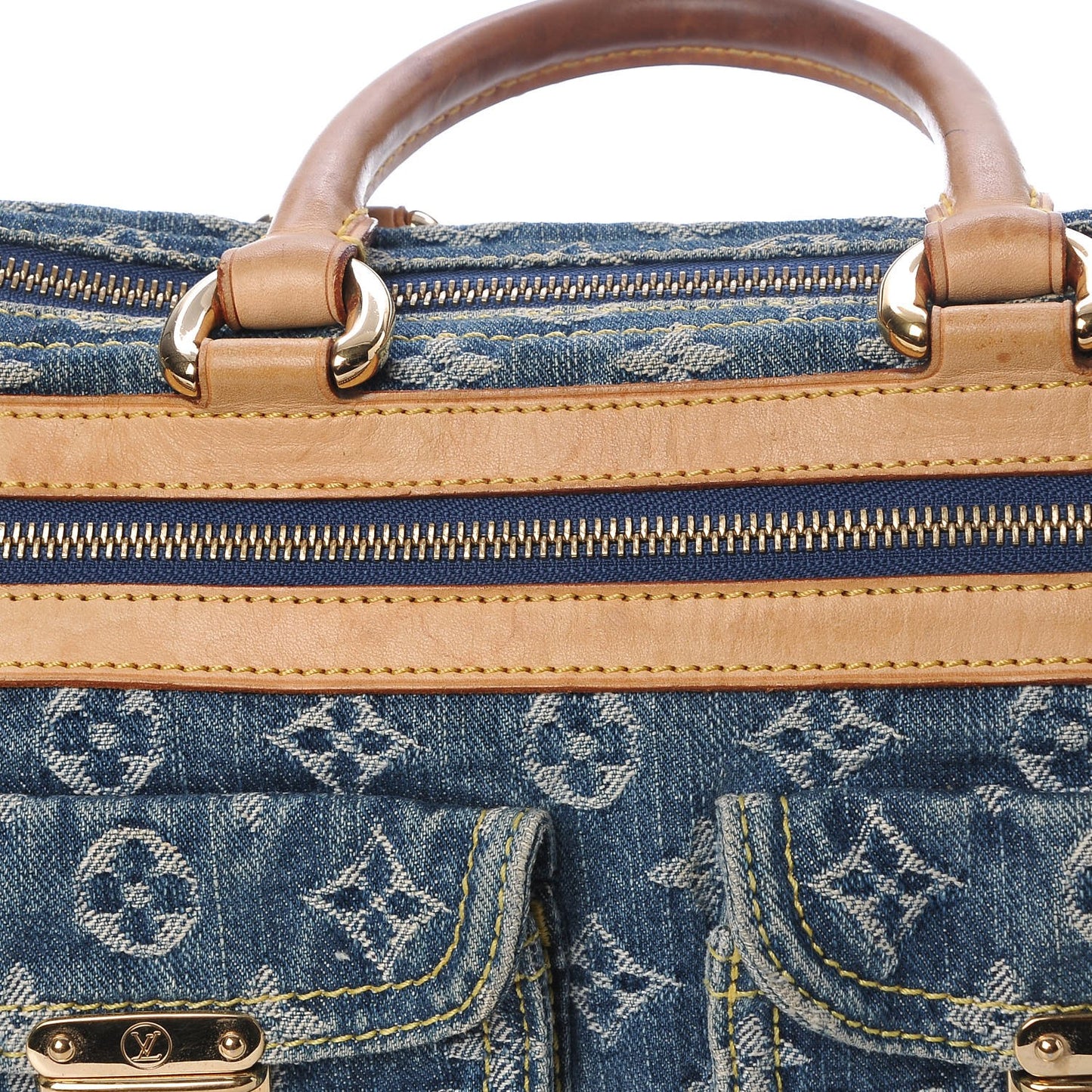 Monogram Denim Neo Speedy Blue