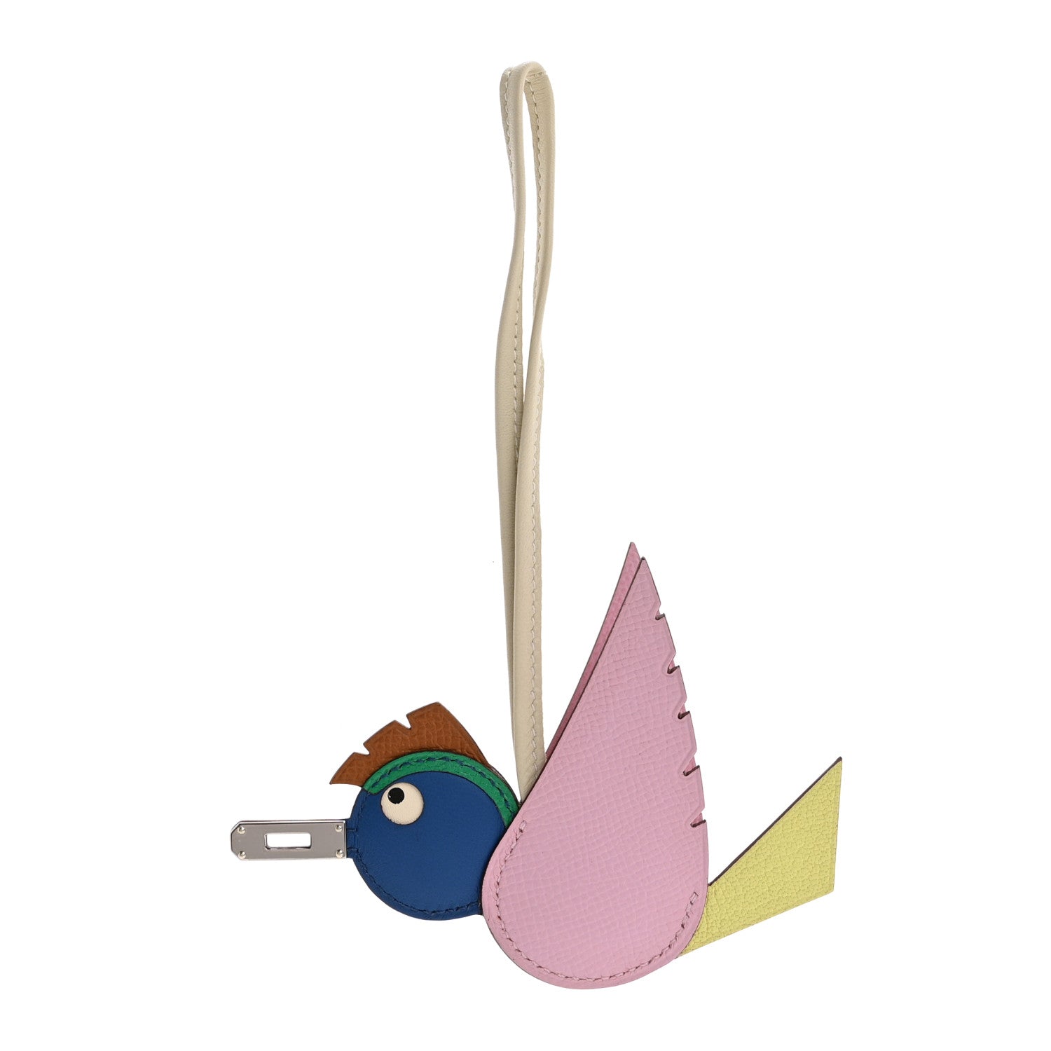Hermes Epsom Swift Chevre Mysore Birdy Bag Charm Mauve Sylvestre Jaune Bourgeon Bleu De France Menthe Gold Craie 1 of 5