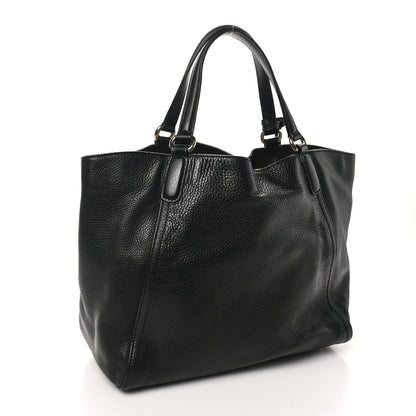 Gucci Pebbled Calfskin Medium Soho Shoulder Bag Black 2 of 10