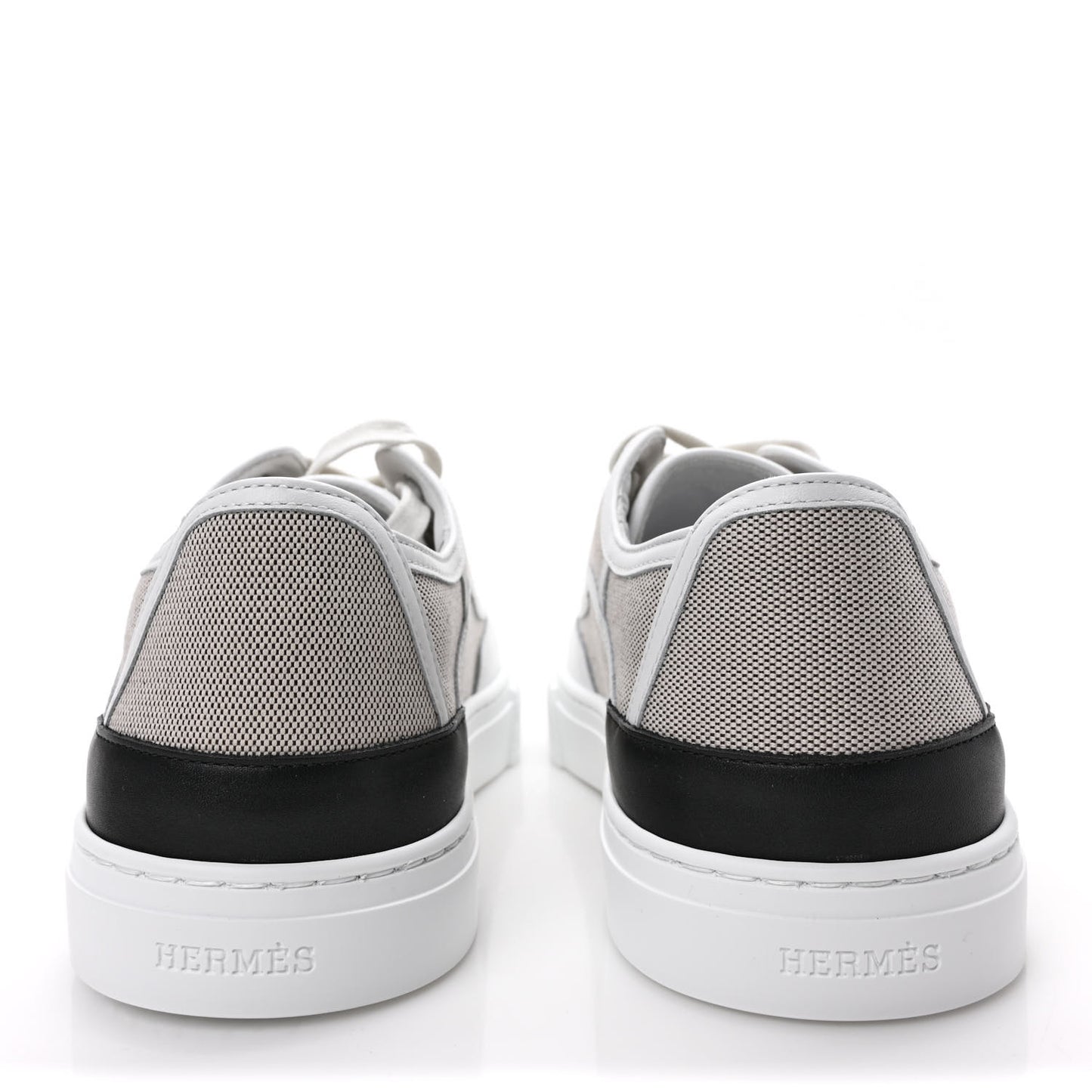 Canvas Calfskin Get Sneakers 39 Prunoir White