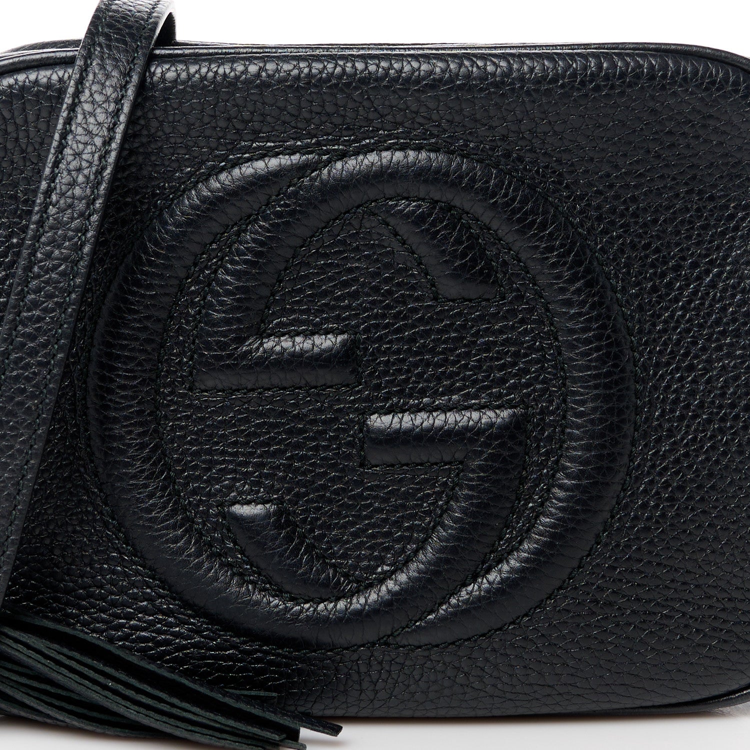 Gucci Pebbled Calfskin Small Soho Disco Bag Black 10 of 15