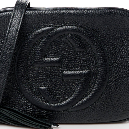 Gucci Pebbled Calfskin Small Soho Disco Bag Black 10 of 15