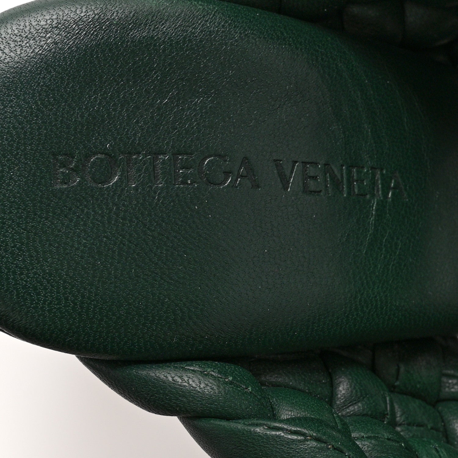 Bottega Veneta Nappa Twisted Padded Intrecciato Curve Slide Sandals 38 Vert Fonce 7 of 9
