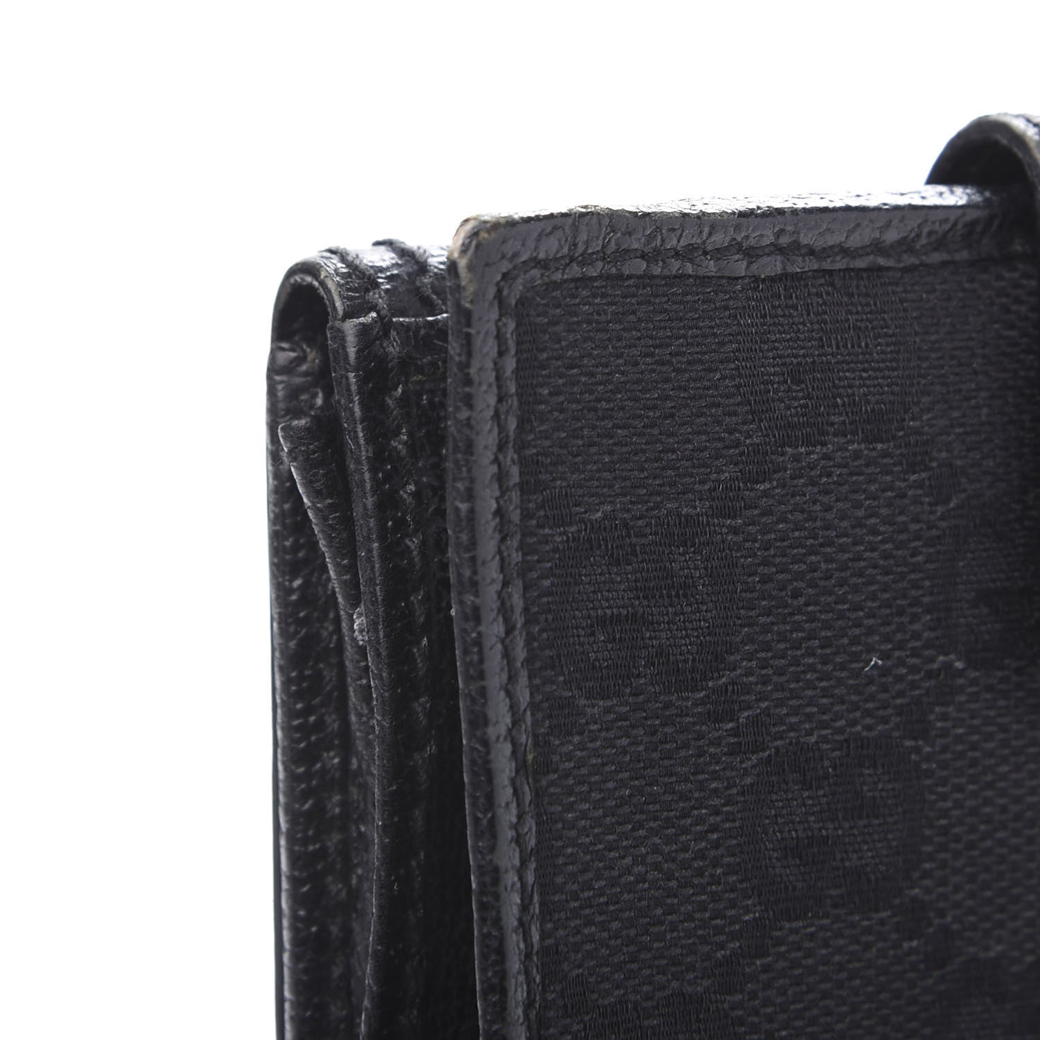 Gucci Monogram Bamboo French Wallet Black 8 of 11