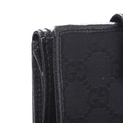 Gucci Monogram Bamboo French Wallet Black 8 of 11
