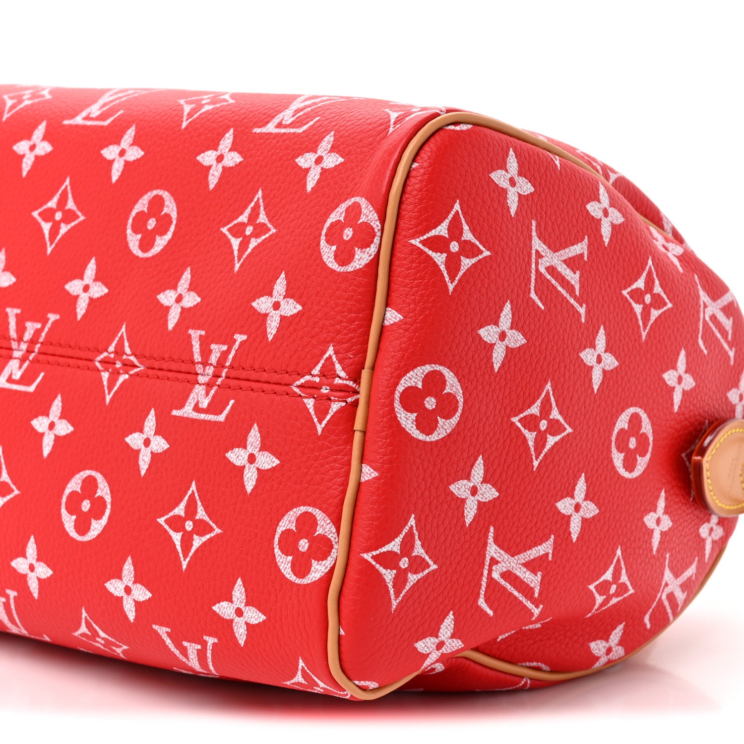 Louis Vuitton Soft Calfskin Monogram Speedy P9 Bandouliere 25 Red 10 of 12