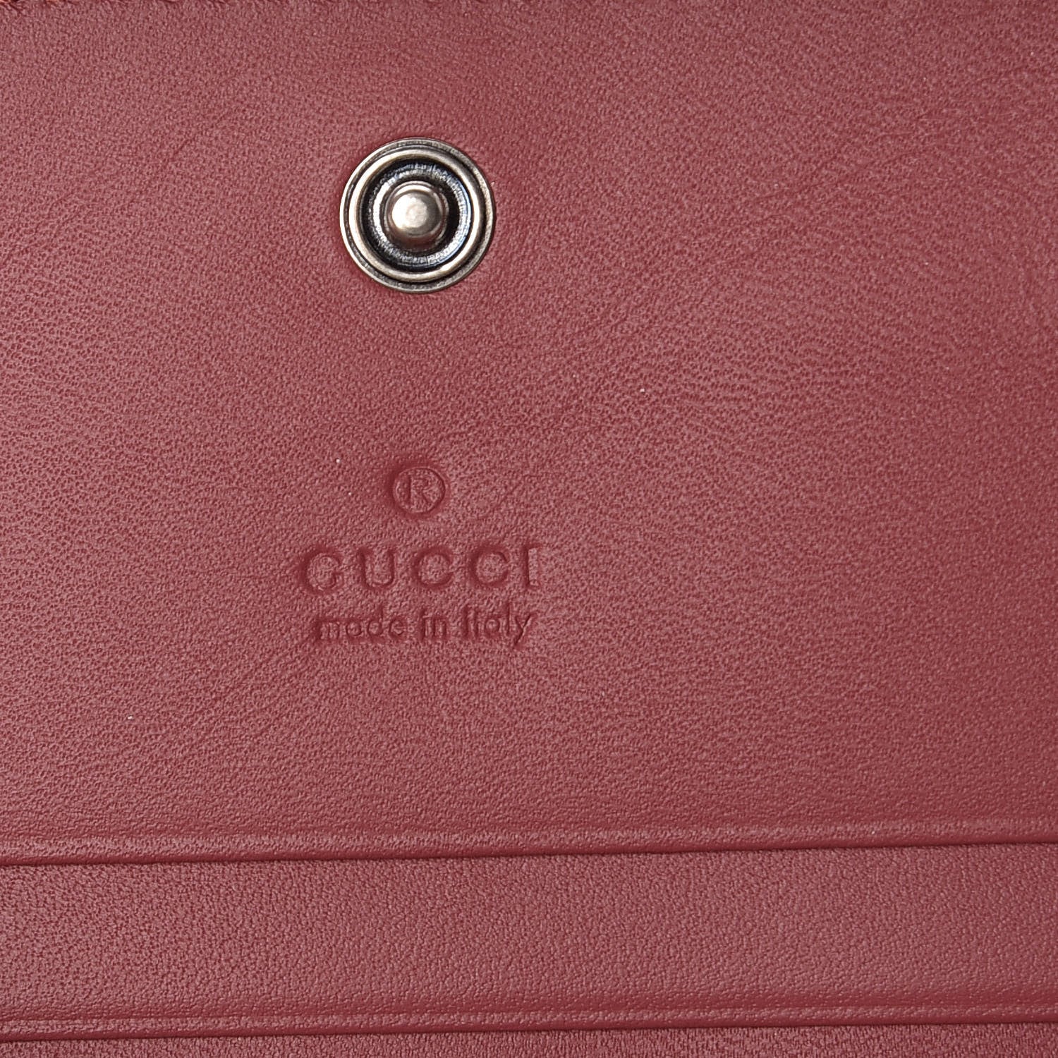 Gucci GG Supreme Monogram Blooms Card Case Beige Multicolor Dry Rose 8 of 10