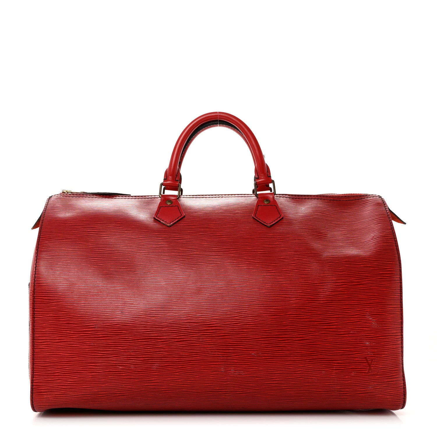 Louis Vuitton Epi Speedy 40 Castillan Red 1 of 13
