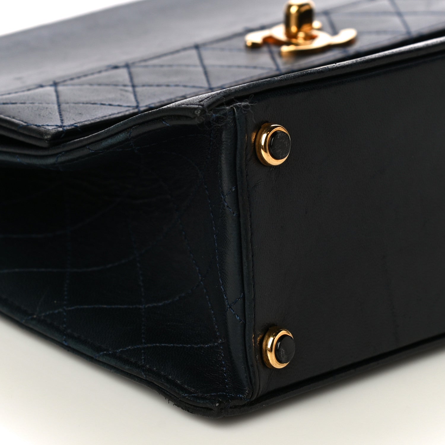 Chanel Lambskin Quilted Jumbo Single Flap Black 9 of 24