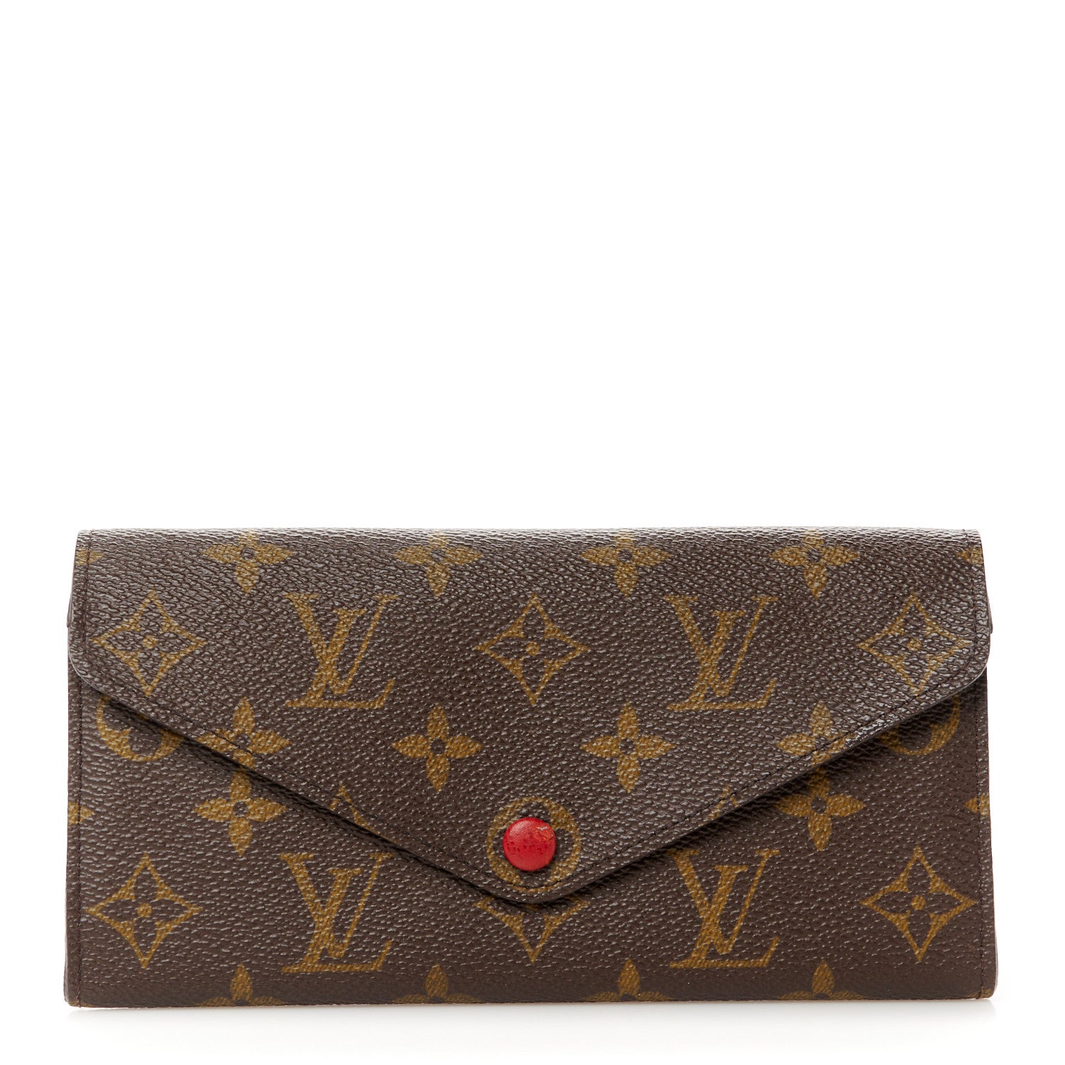 Louis Vuitton Monogram Josephine Wallet Red 1 of 10
