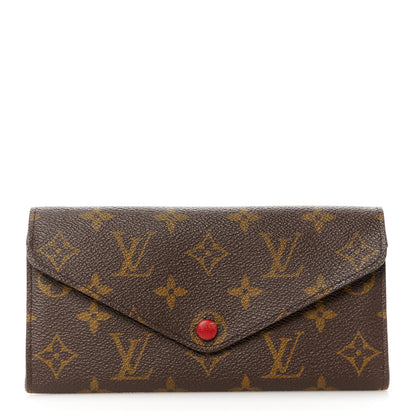 Louis Vuitton Monogram Josephine Wallet Red 1 of 10