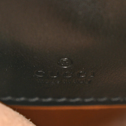 Gucci Calfskin Matelasse Mini GG Marmont Crossbody Bag Black 6 of 10