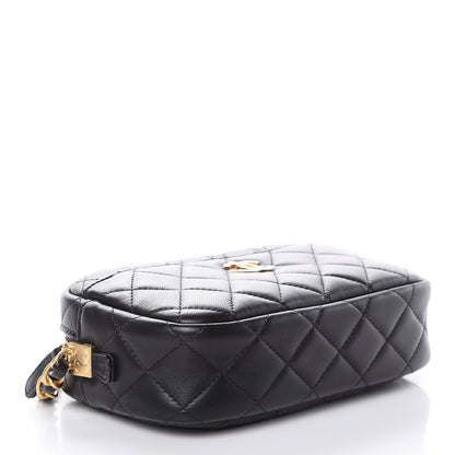 Chanel Lambskin Quilted Small Timeless Camera Case Black 4 of 10