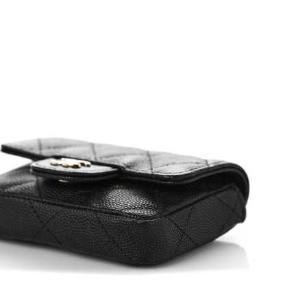 Chanel Caviar Quilted Flap Classic Belt Bag Black 9 of 9