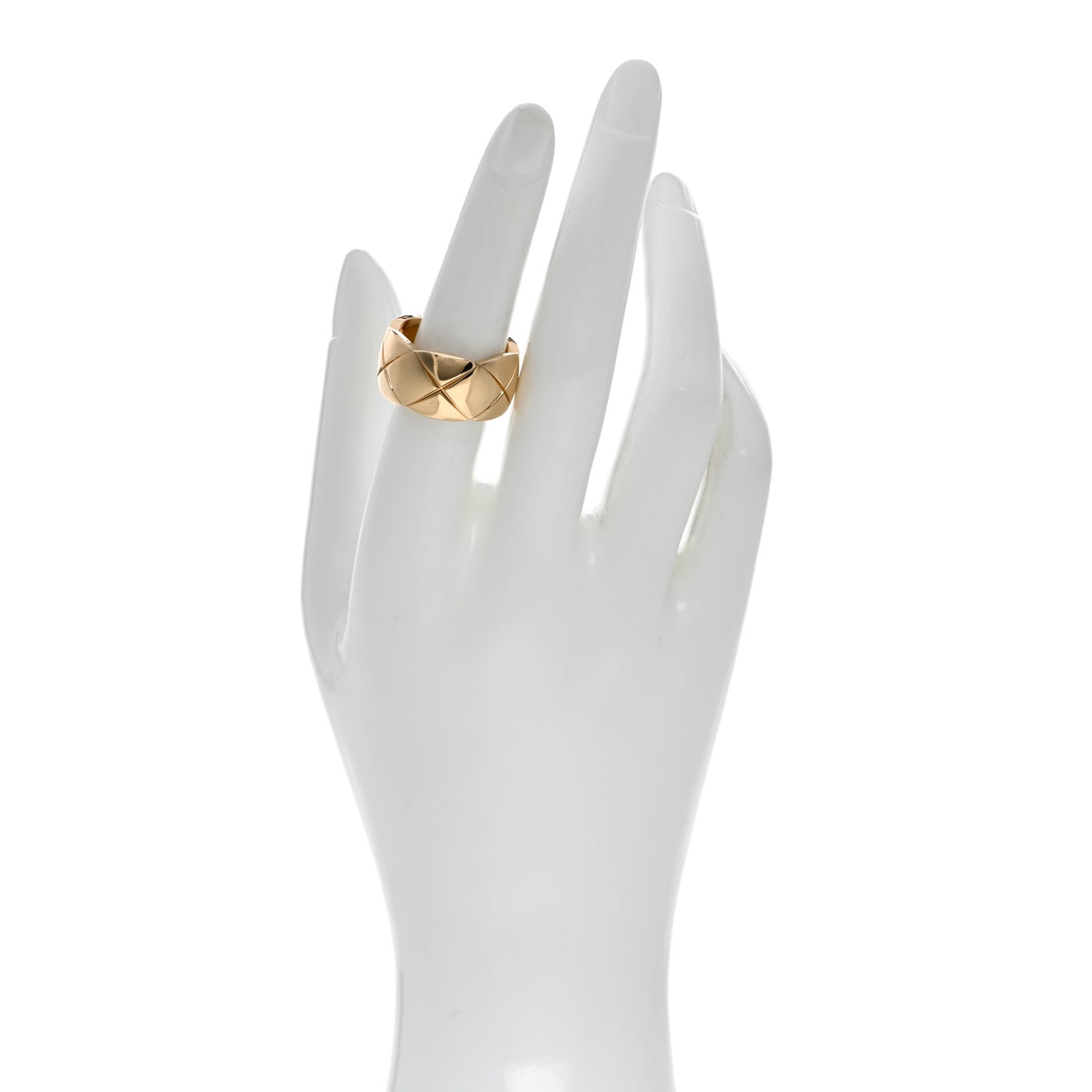 18K Yellow Gold Large Coco Crush Ring 56 7.75 56 7.5