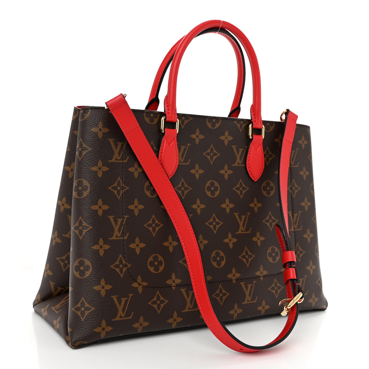 Louis Vuitton Monogram Flower Tote Coquelicot 3 of 9