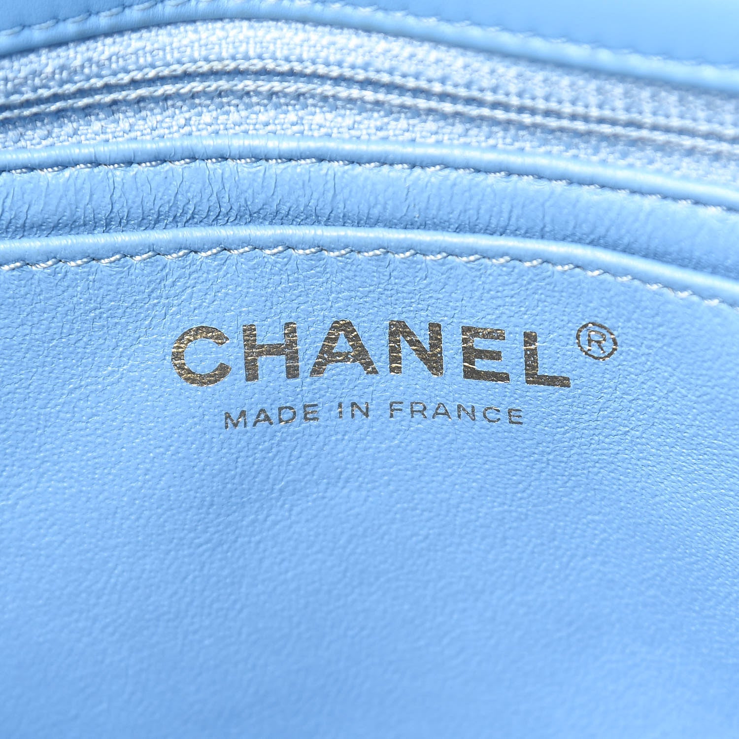 Chanel Lambskin Valentine Charms Medium Flap Baby Blue 6 of 13