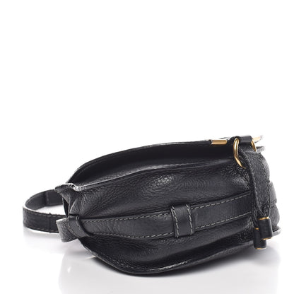 Chloe Calfskin Mini Marcie Round Crossbody Bag Black 4 of 19