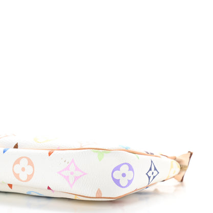 Louis Vuitton Monogram Multicolor Pochette Accessories White 10 of 12
