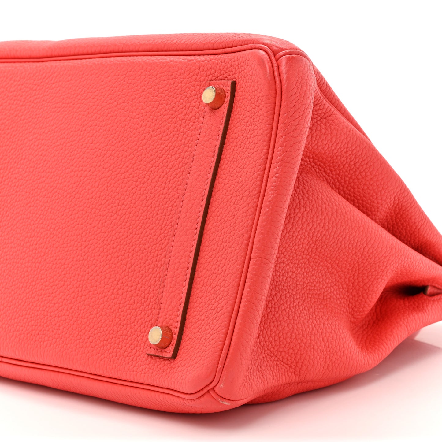Togo Birkin 35 Rouge Pivoine