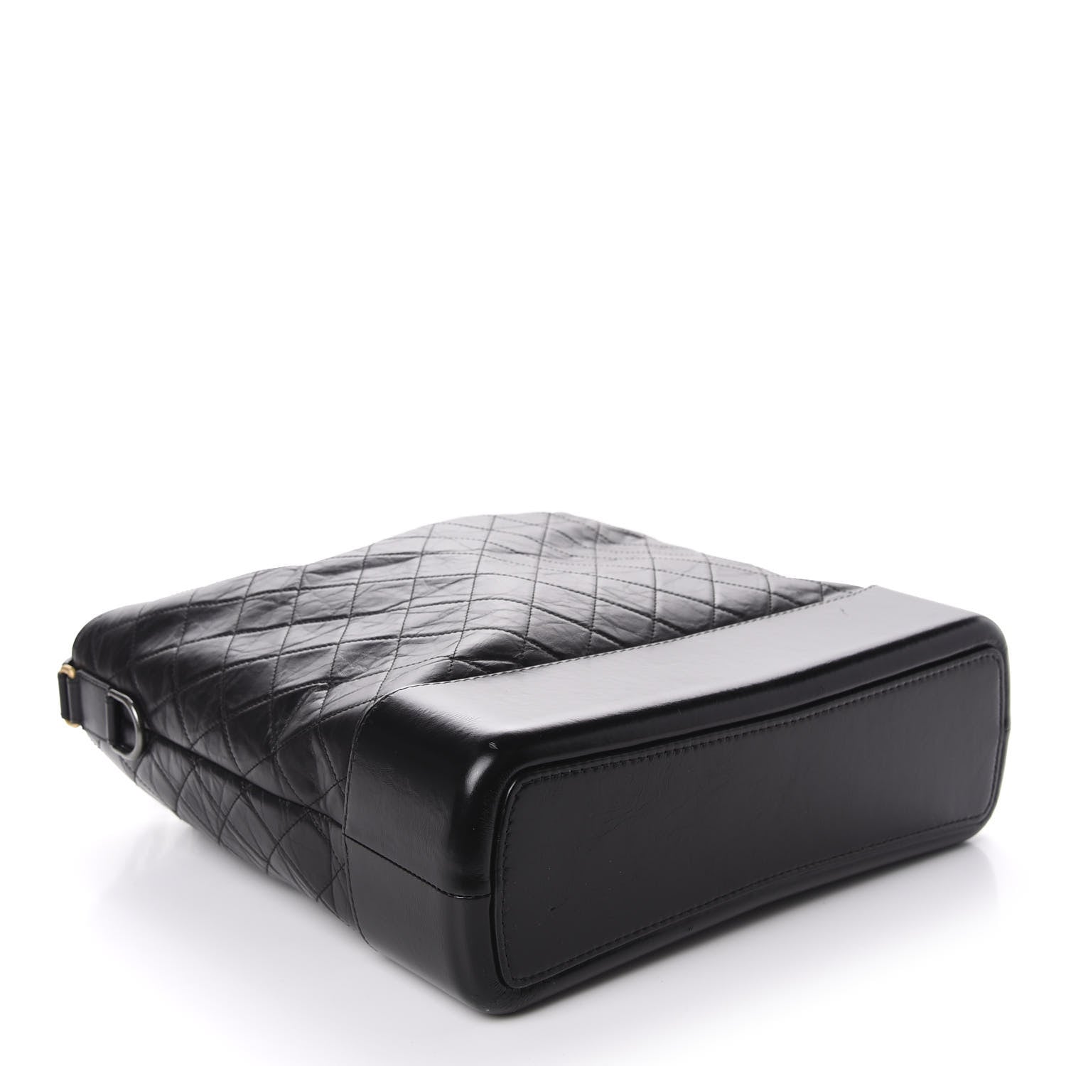 Chanel Aged Calfskin Quilted Maxi Gabrielle Hobo Black 4 of 10