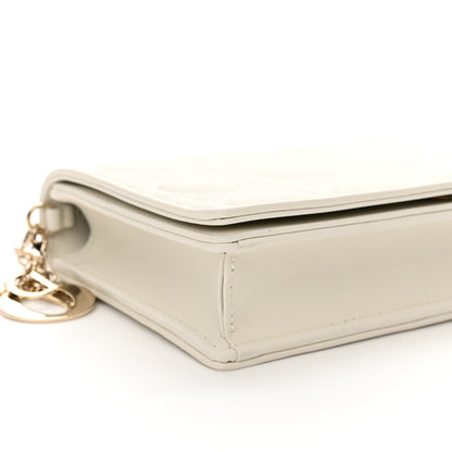 Christian Dior Lambskin Cannage Lady Dior Pouch Latte 10 of 11