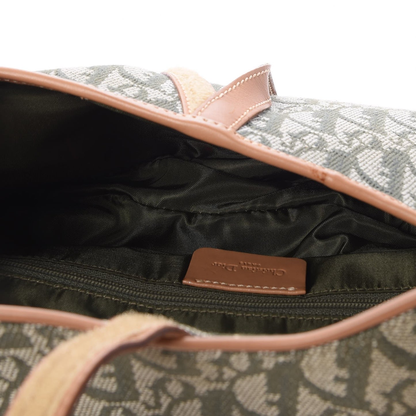 Monogram Double Saddle Bag Green