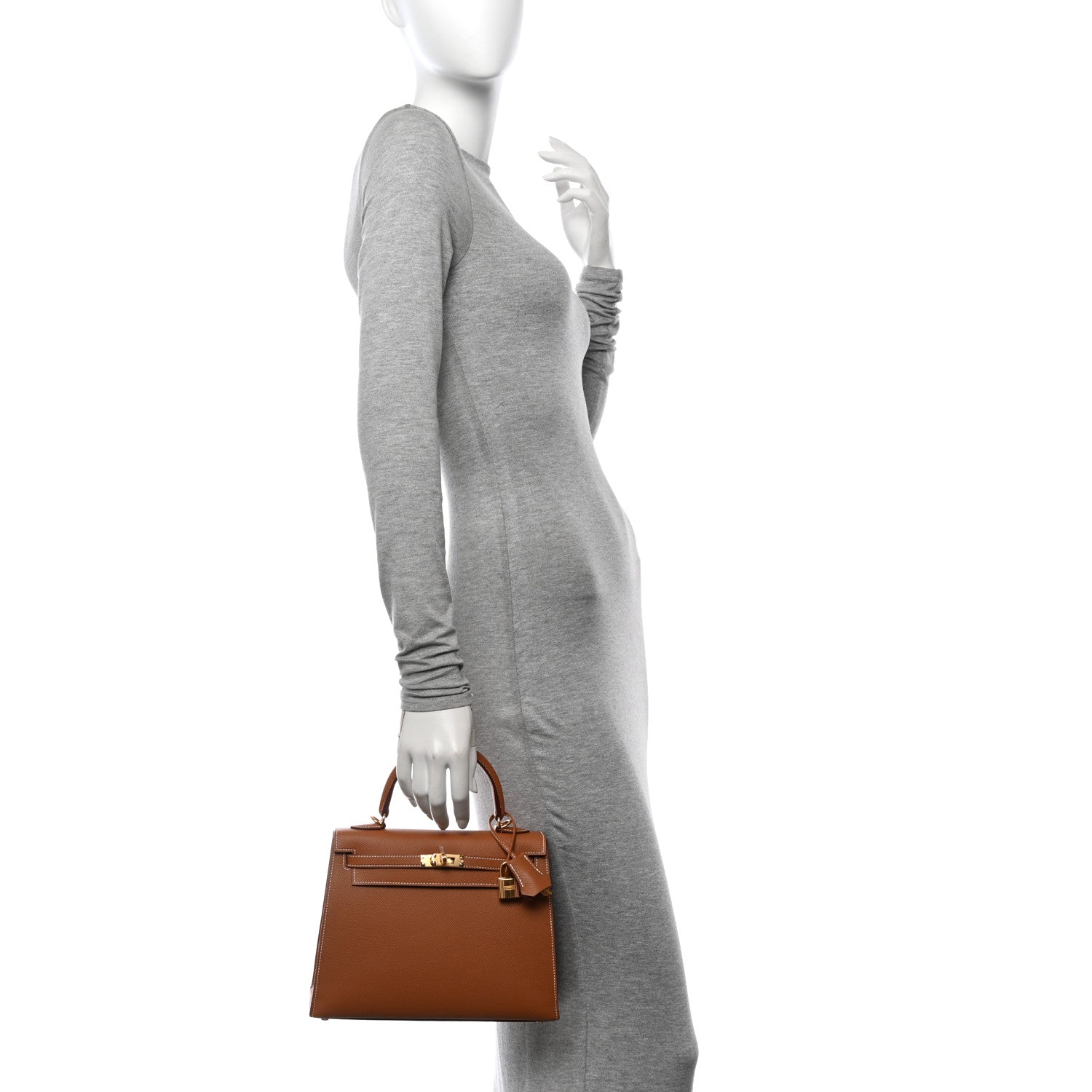 Hermes Epsom Kelly Sellier 25 Gold 2 of 11