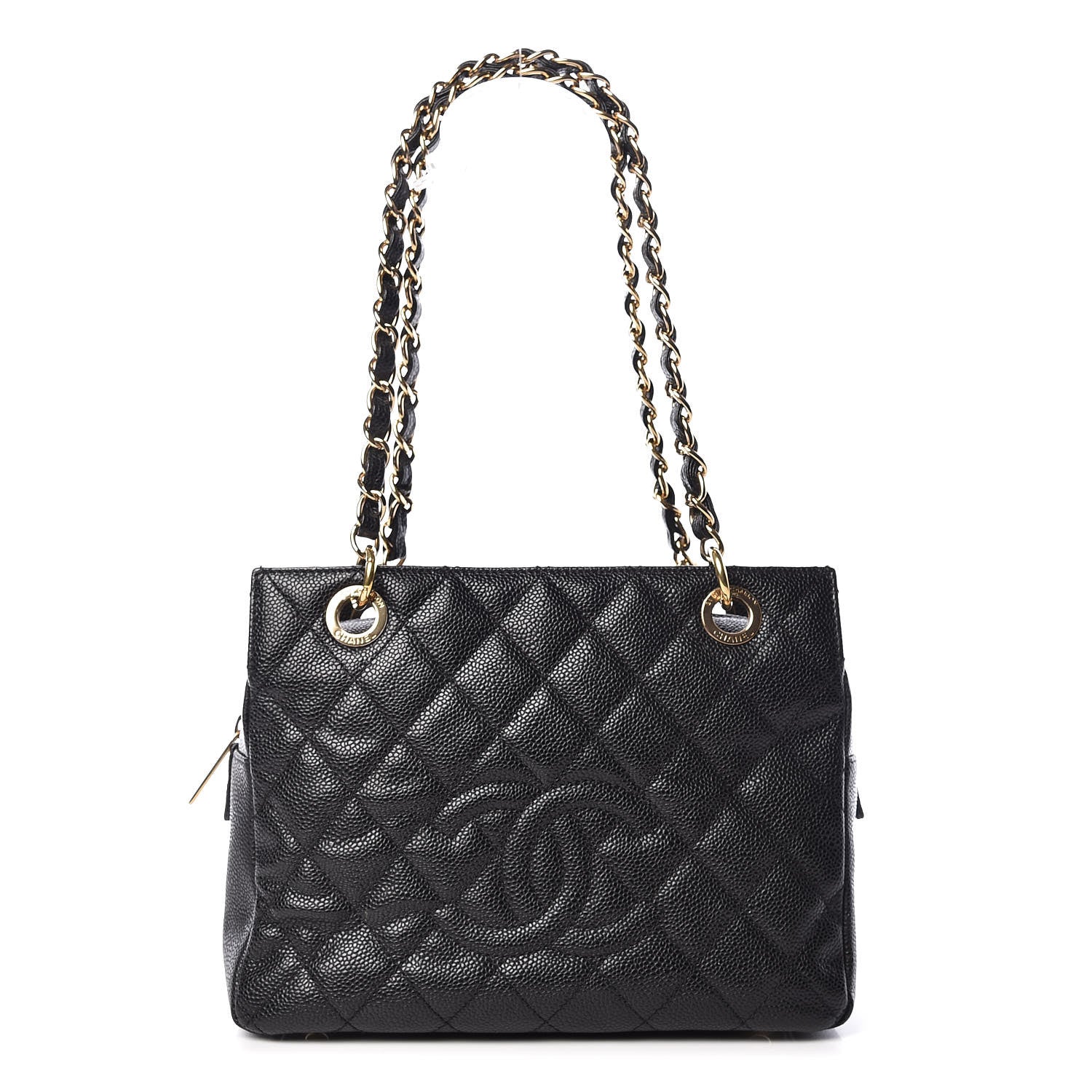 Chanel Caviar Quilted Petit Timeless Tote PTT Black 1 of 10