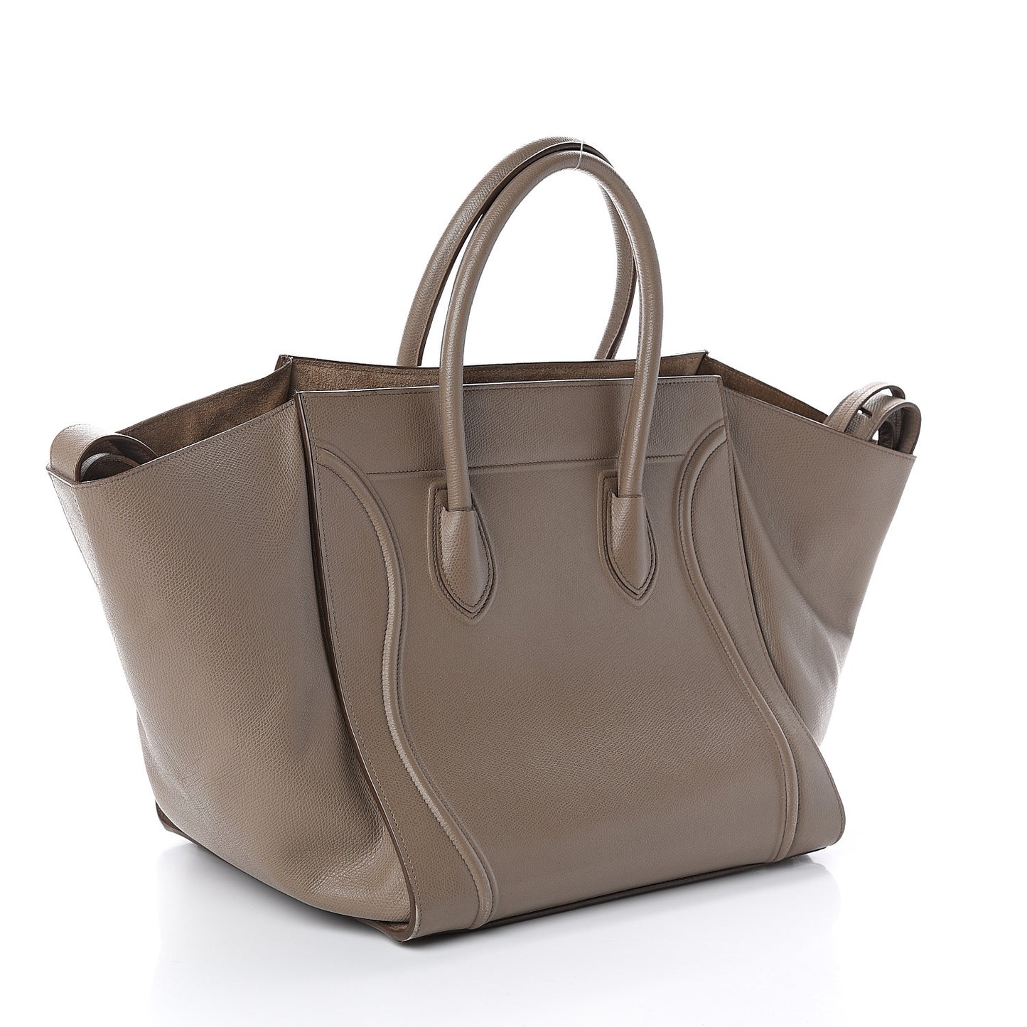 Baby Grained Calfskin Mini Luggage Dune