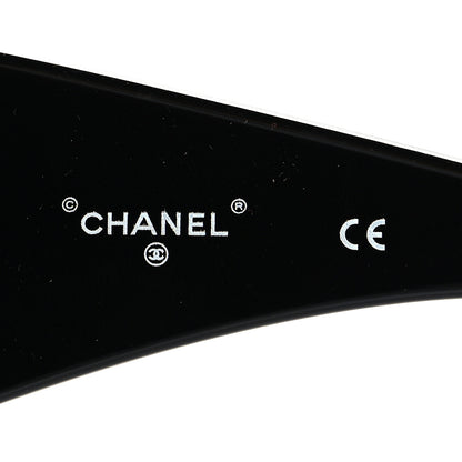 Chanel Acetate Shield Runway 71217 Sunglasses Black 5 of 7