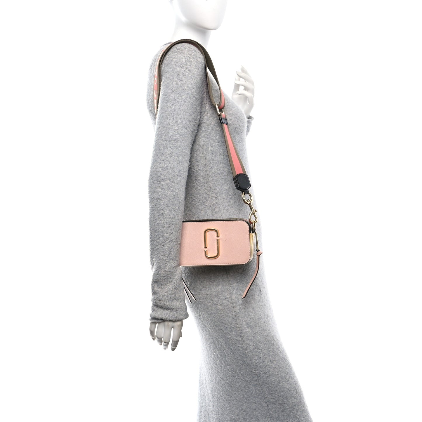 Saffiano Small Snapshot Camera Bag New Rose