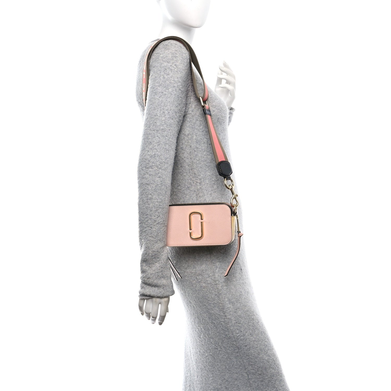 Marc Jacobs Saffiano Small Snapshot Camera Bag New Rose 2 of 10