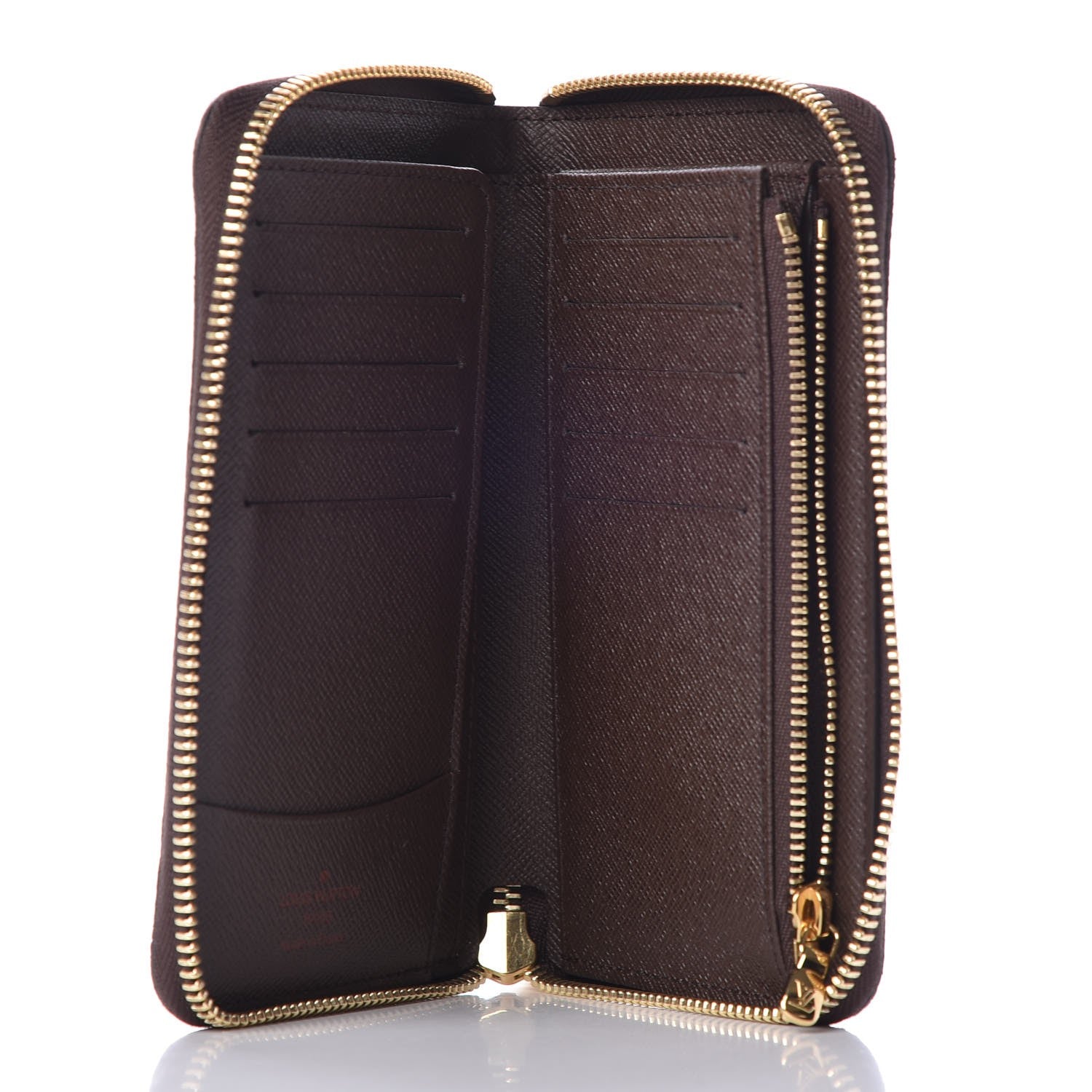 Louis Vuitton Damier Ebene Zippy Compact Wallet 5 of 7