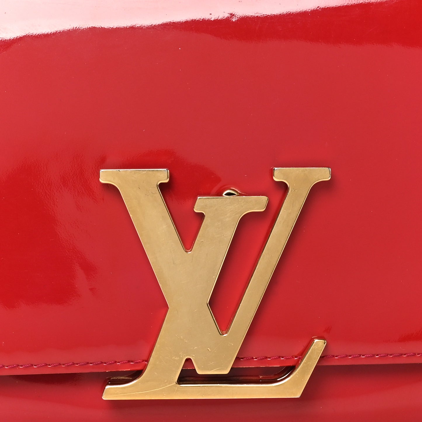 Patent Louise Clutch Rose Indien