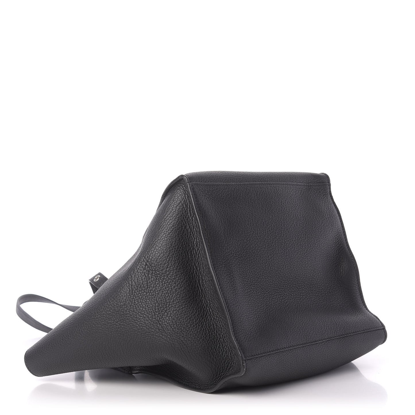 Supple Grained Calfskin Small Big Bag Anthracite