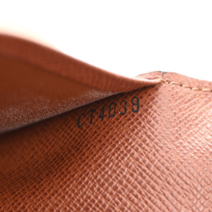 Louis Vuitton Monogram Simple Checkbook Holder Wallet Cover 7 of 7