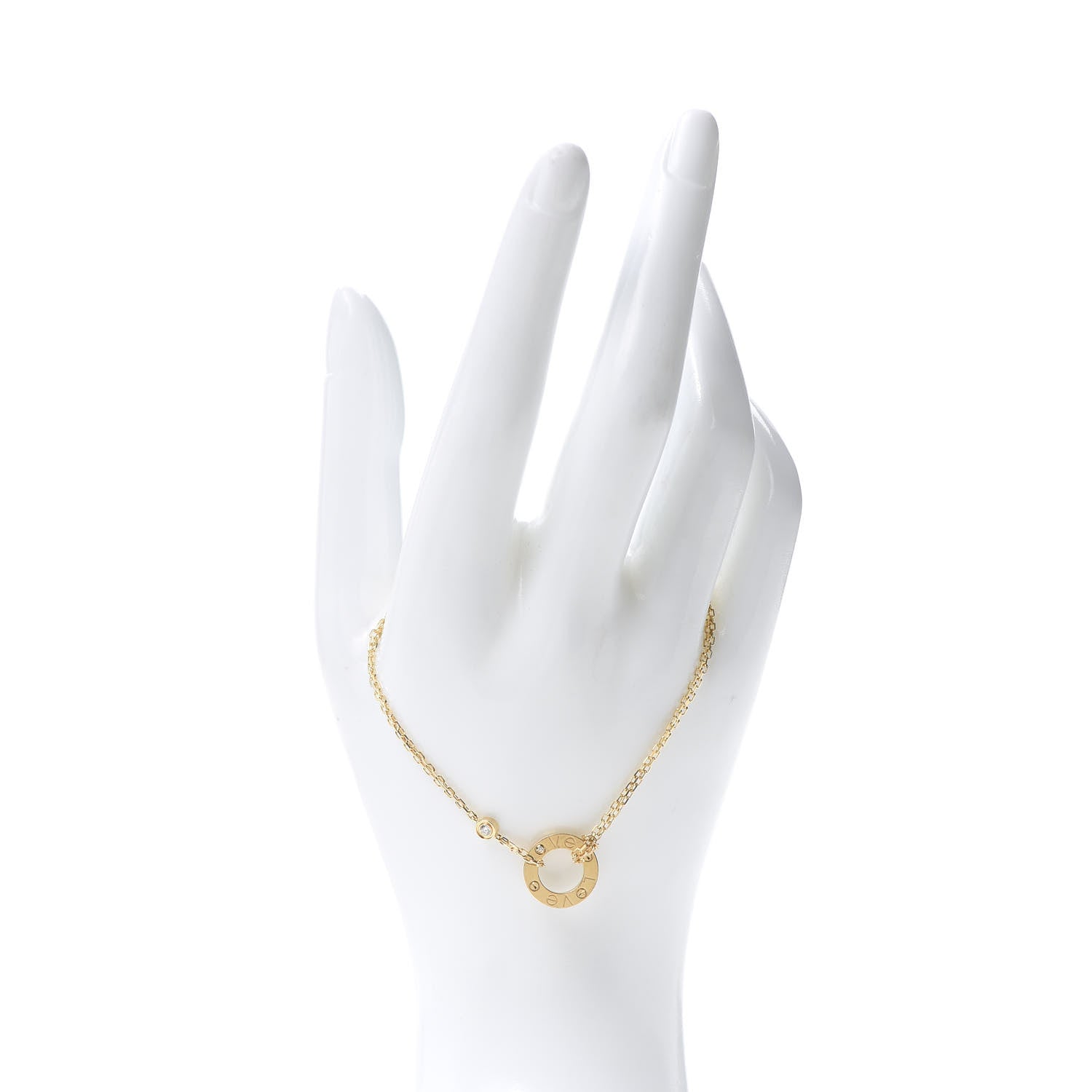 Cartier 18K Yellow Gold Diamond LOVE Bracelet 2 of 7