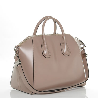 Givenchy Shiny Lord Calfskin Medium Antigona Taupe 3 of 6
