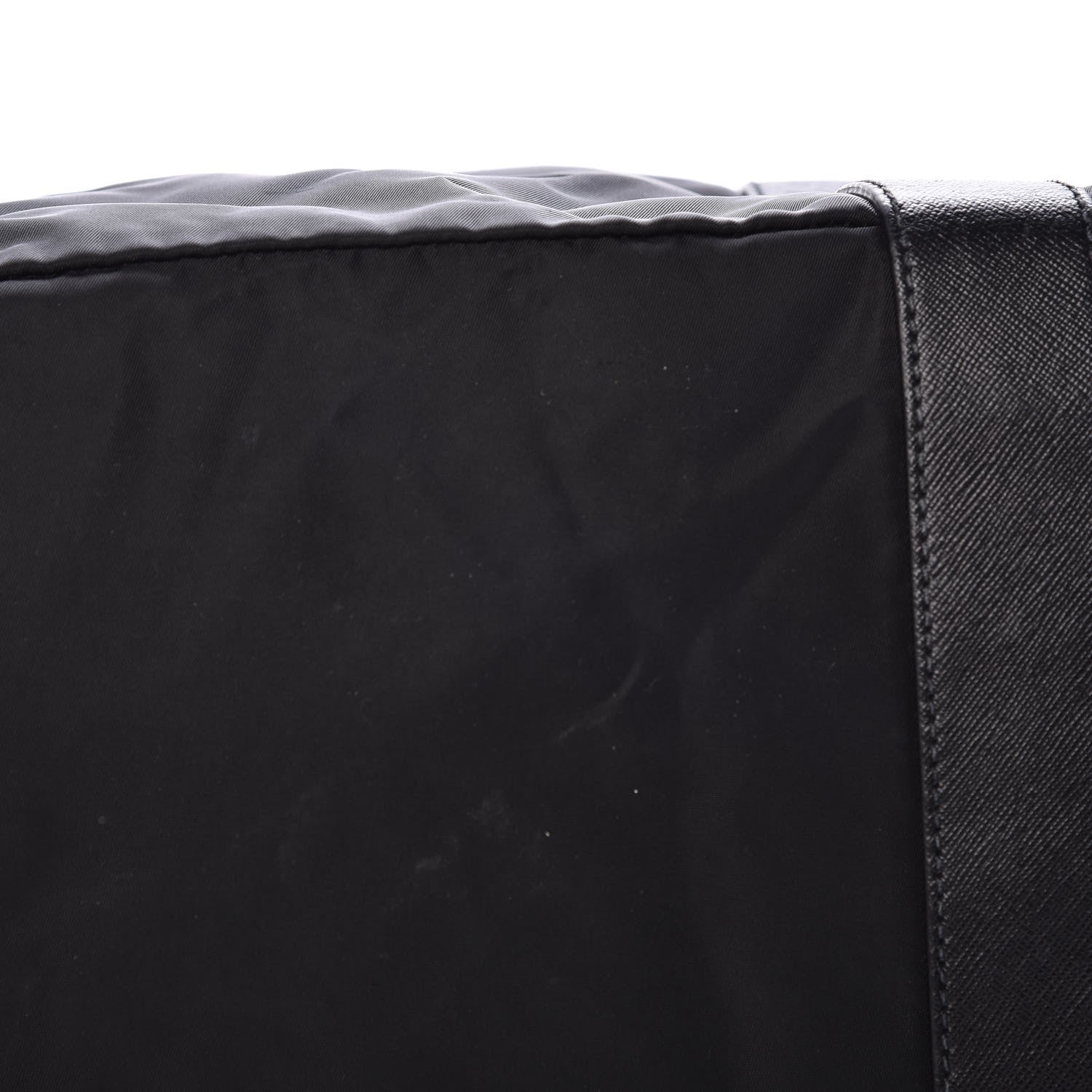 Prada Tessuto Nylon Saffiano Tote Black 7 of 7