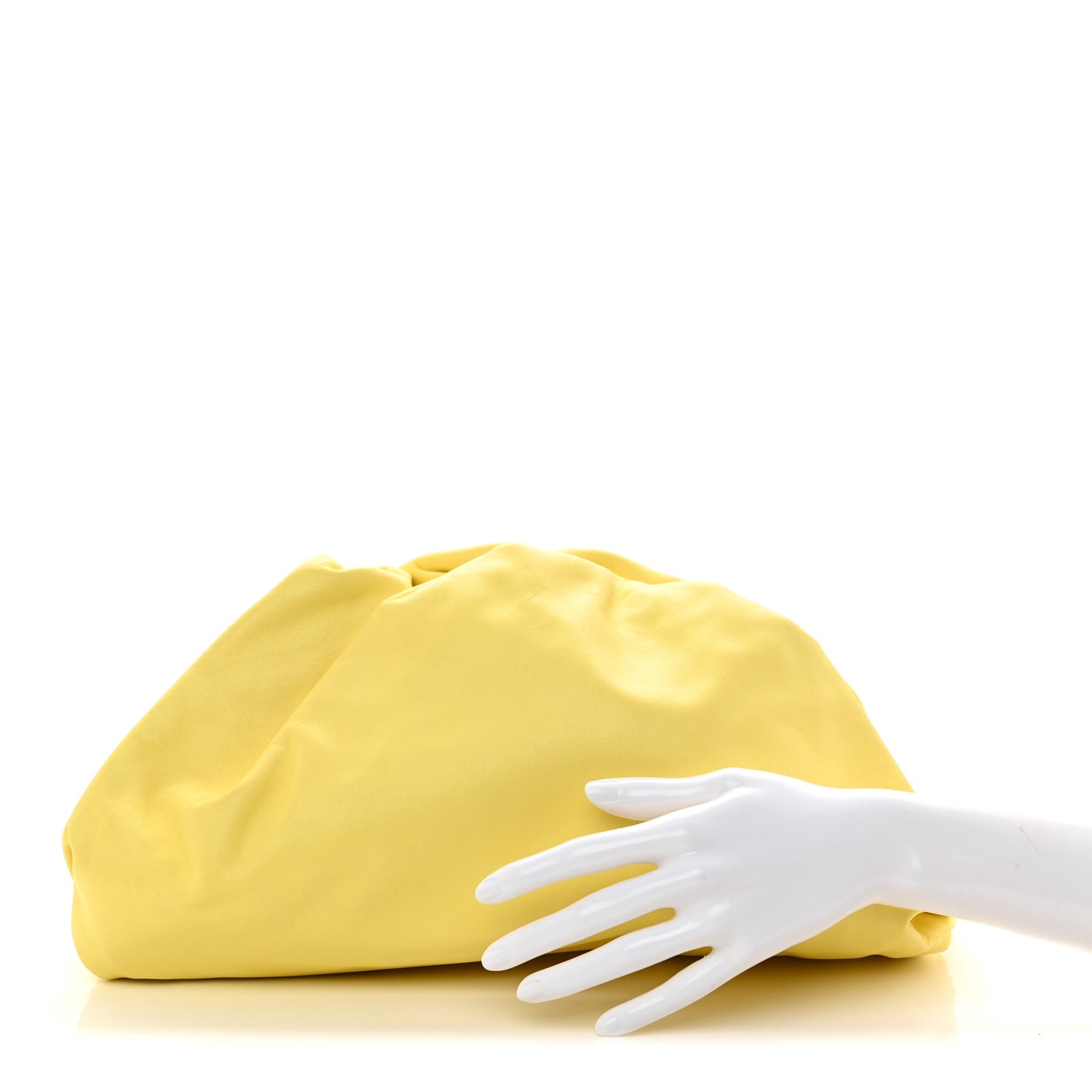 Smooth Butter Calf The Pouch Oversized Clutch Sherbert