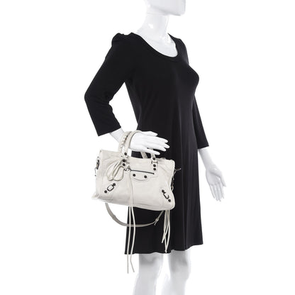 Balenciaga Agneau Classic Hardware S City White 2 of 9