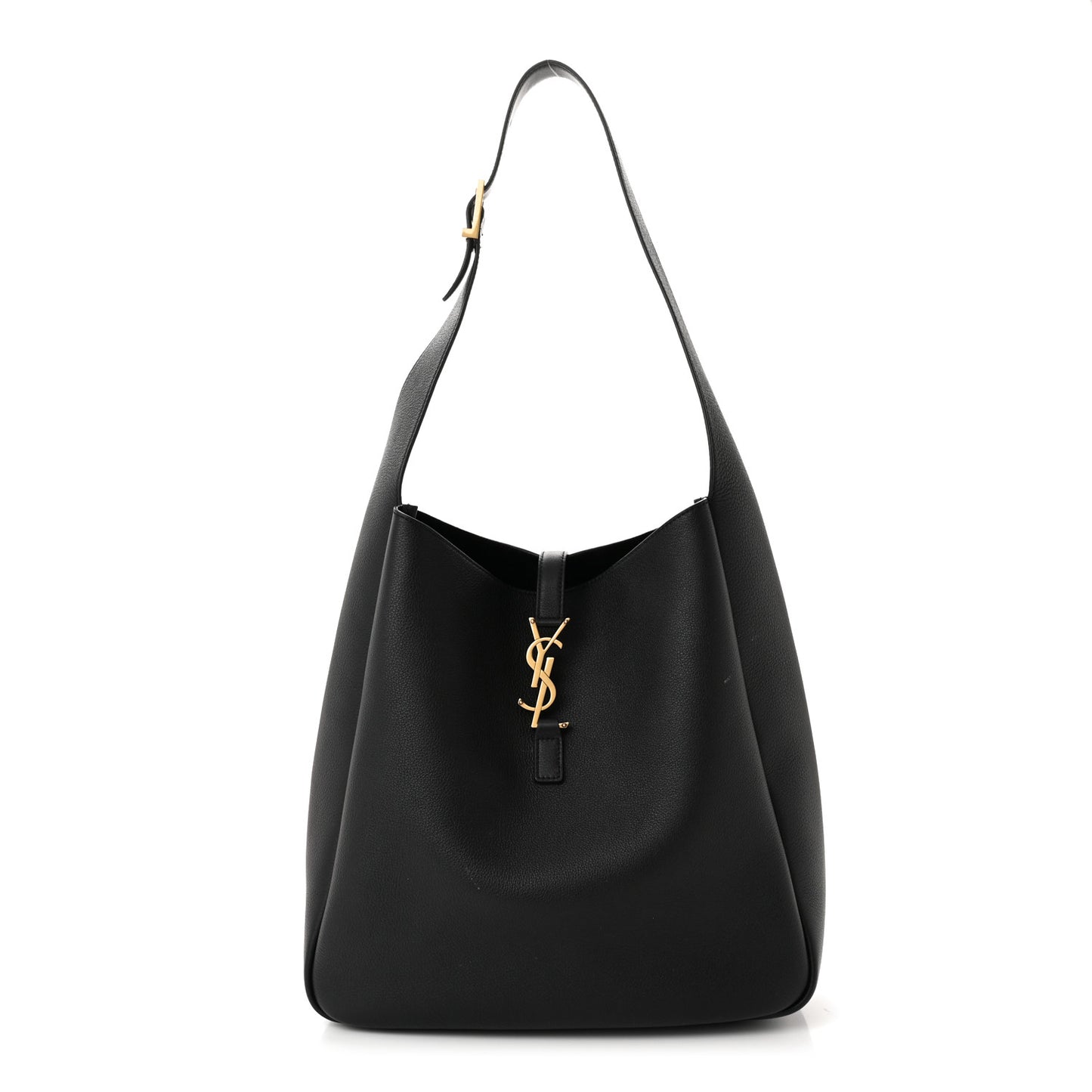 Smooth Calfskin Large Le 5 A 7 Soft Hobo Black