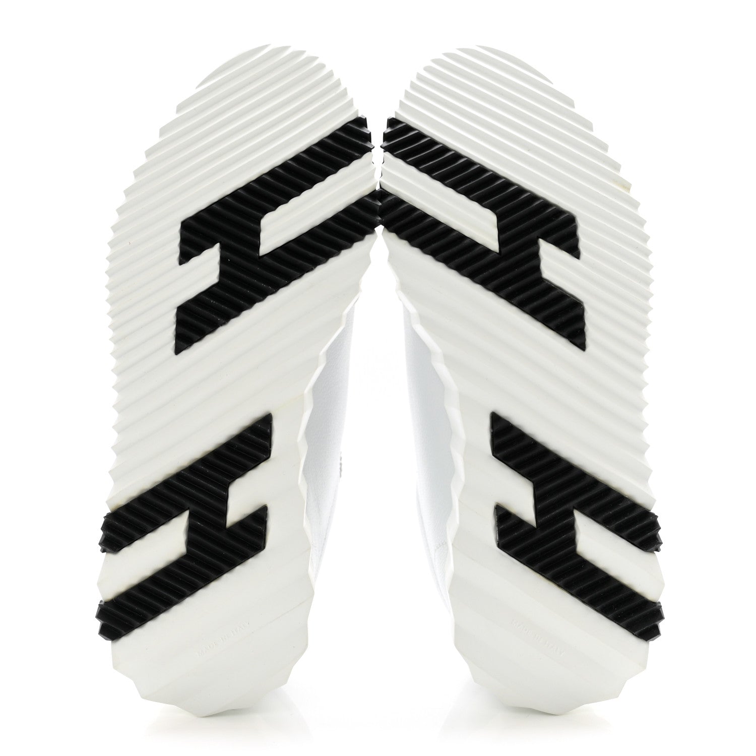 Hermes Goatskin Suede Goatskin Bouncing Sneakers 36.5 White Black 7 of 11