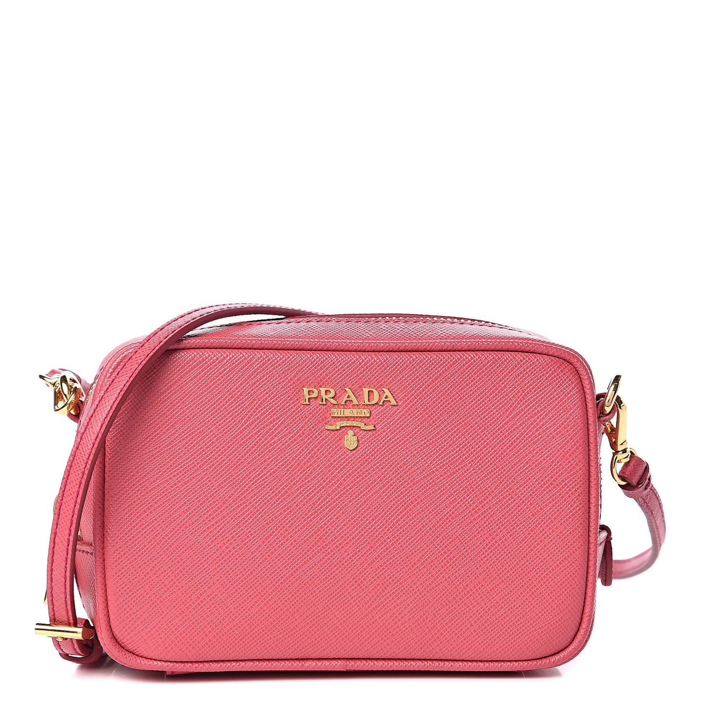 Saffiano Mini Camera Crossbody Peonia