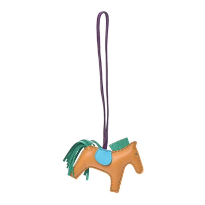 Hermes Milo Lambskin Grigri Rodeo Bag Charm PM Multicolor 1 of 3