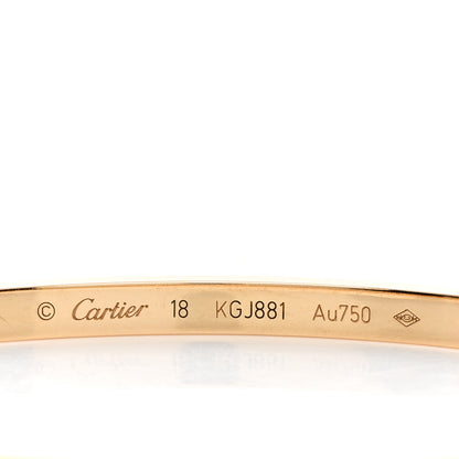 Cartier 18K Yellow Gold Small LOVE Bracelet 18 3 of 5