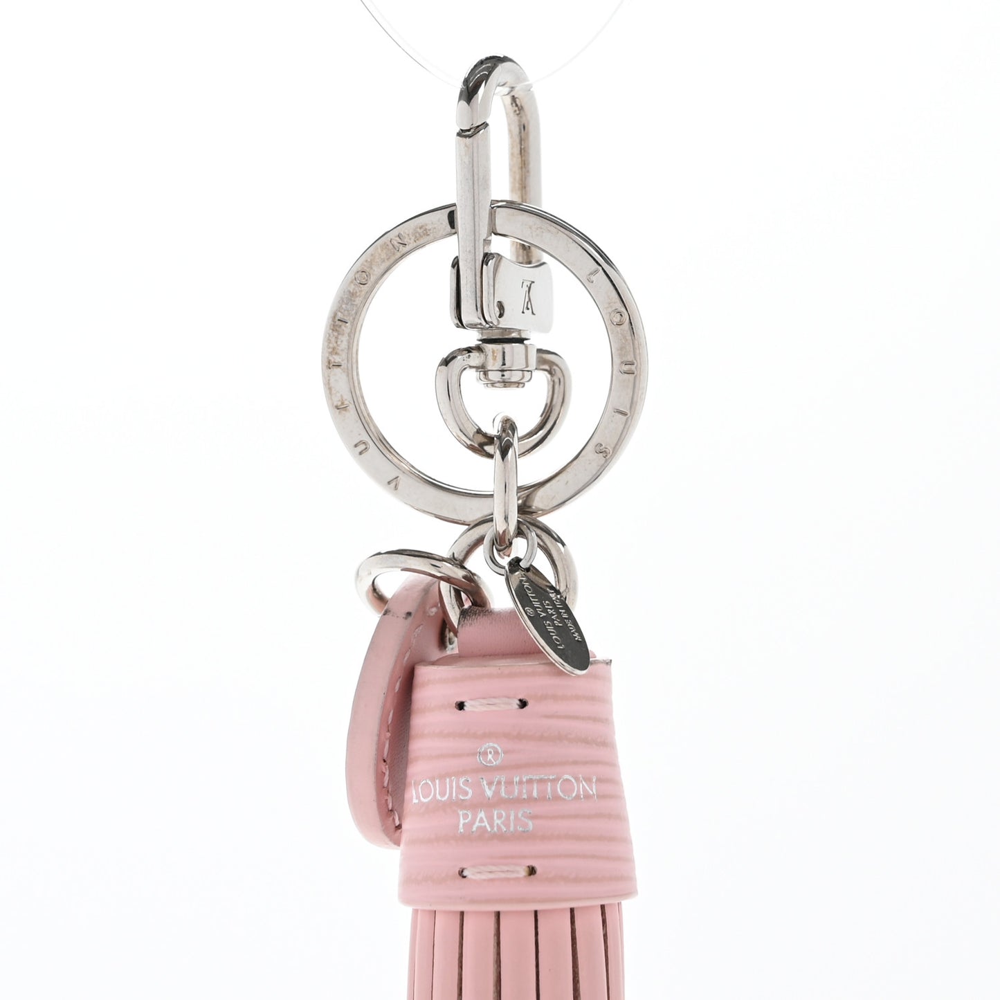 Epi Tassel Bag Charm Pink