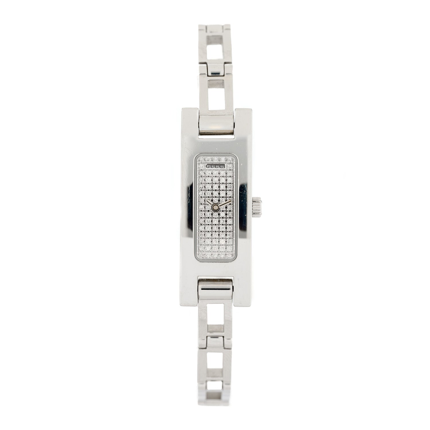 Gucci Stainless Steel Diamond 12mm 3900L Quartz Watch 1 of 5